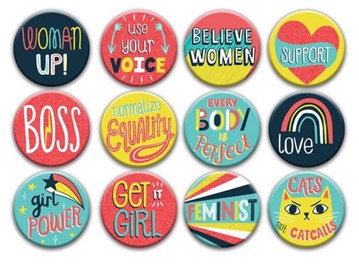 GIRL POWER BUTTONS