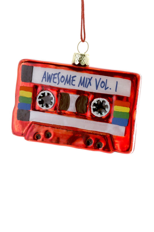 AWESOME MIX TAPE-RED ORNAMENT