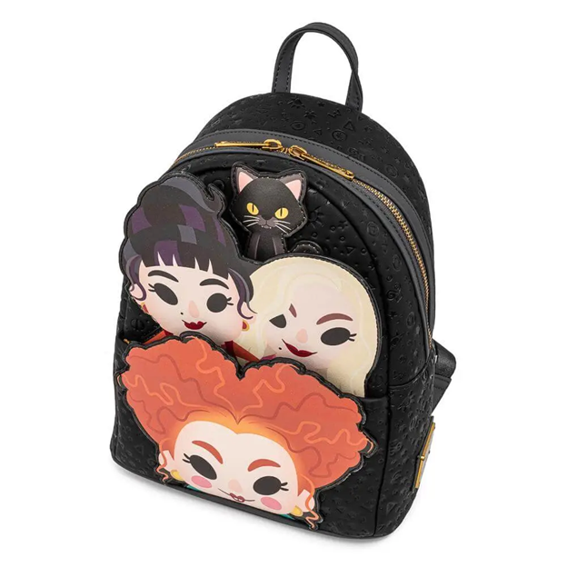 Loungefly Hocus Pocus Double Strap Shoulder Bag mini back pack. Are you in Las Vegas? stop by our store and check out all our Spooky, Horror Loungefly collection. You can also shop online and pick up at our store.