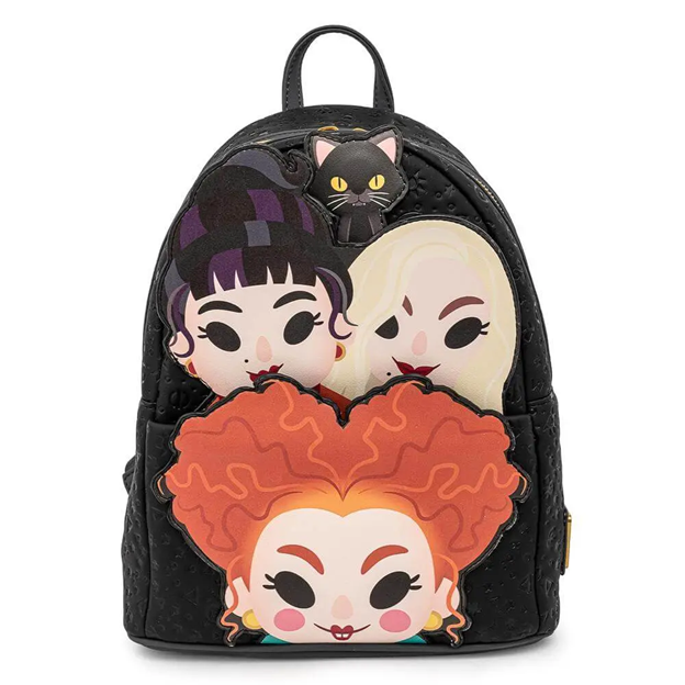 Loungefly Hocus Pocus Double Strap Shoulder Bag mini back pack. Are you in Las Vegas? stop by our store and check out all our Spooky, Horror Loungefly collection. You can also shop online and pick up at our store.