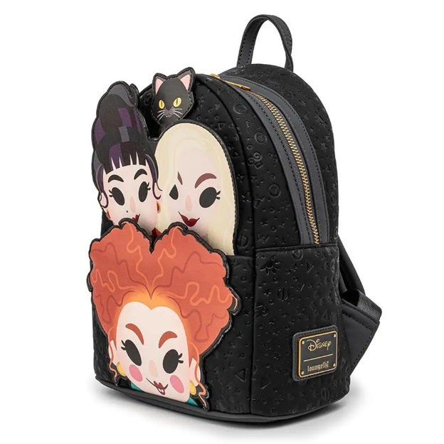 Loungefly Hocus Pocus Double Strap Shoulder Bag mini back pack. Are you in Las Vegas? stop by our store and check out all our Spooky, Horror Loungefly collection. You can also shop online and pick up at our store.