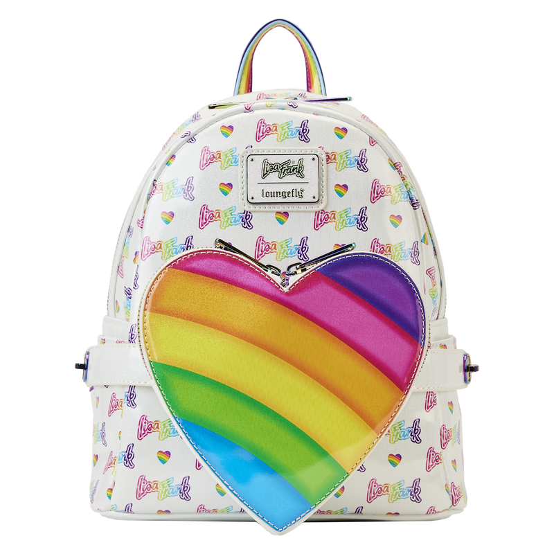 LOUNGEFLY LISA FRANK RAINBOW /WAIST BAG MINI BACKPACK