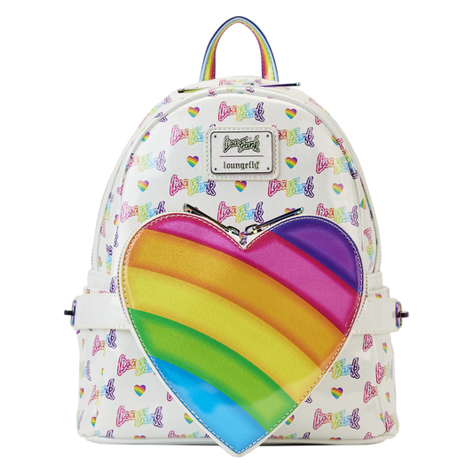 LOUNGEFLY LISA FRANK RAINBOW /WAIST BAG MINI BACKPACK