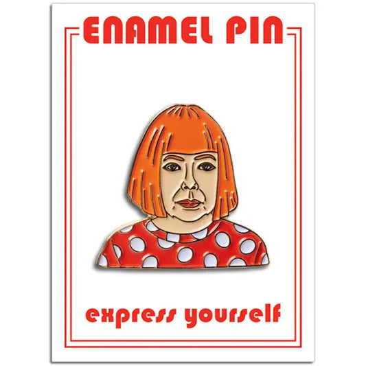 YAYOI KUSAMA ENAMEL PIN*