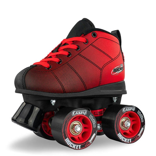 ROCKET JR ROLLER SKATES-BLACK/RED