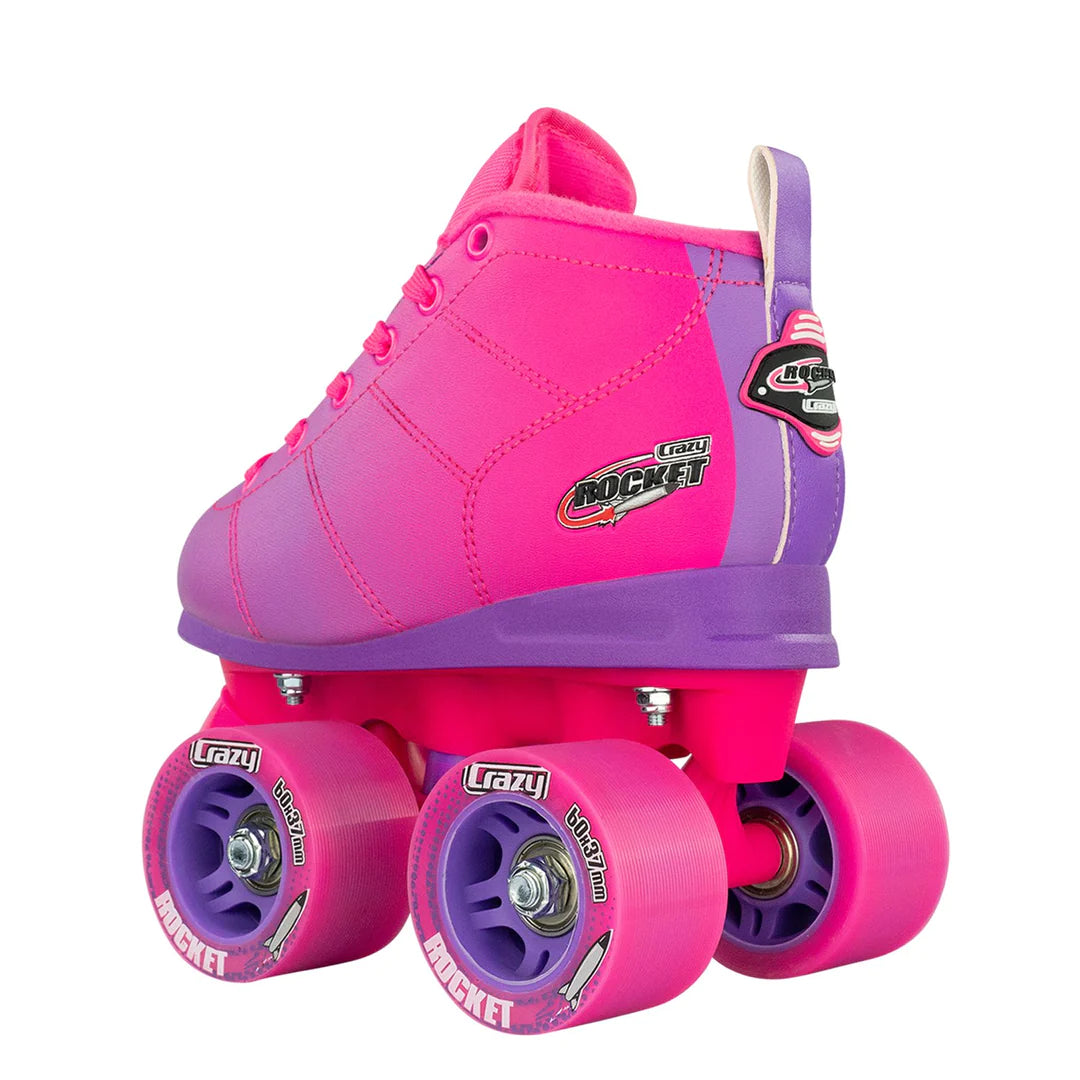 ROCKET JR ROLLER SKATES-PINK/PURPLE