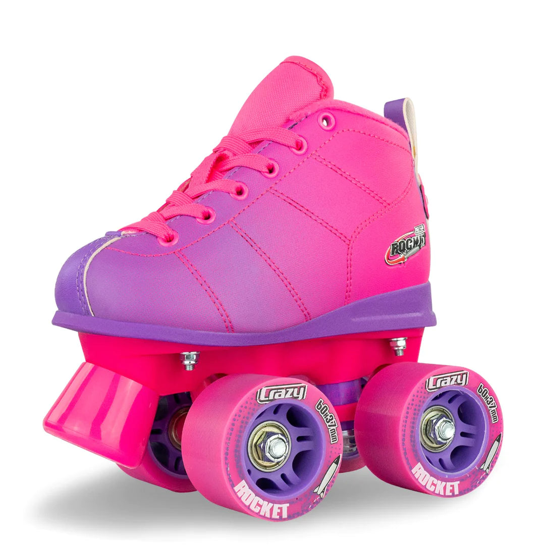 ROCKET JR ROLLER SKATES-PINK/PURPLE