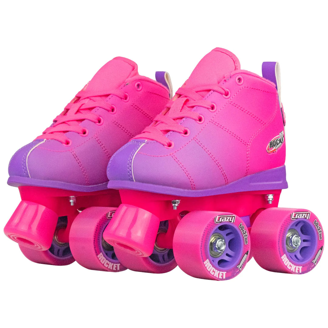 ROCKET JR ROLLER SKATES-PINK/PURPLE