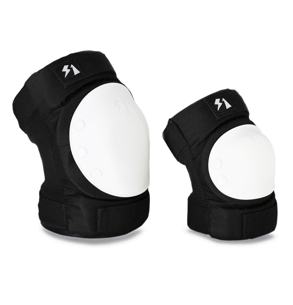 S1 PARK KNEE & ELBOW SETS ADULT- BLK WHITE