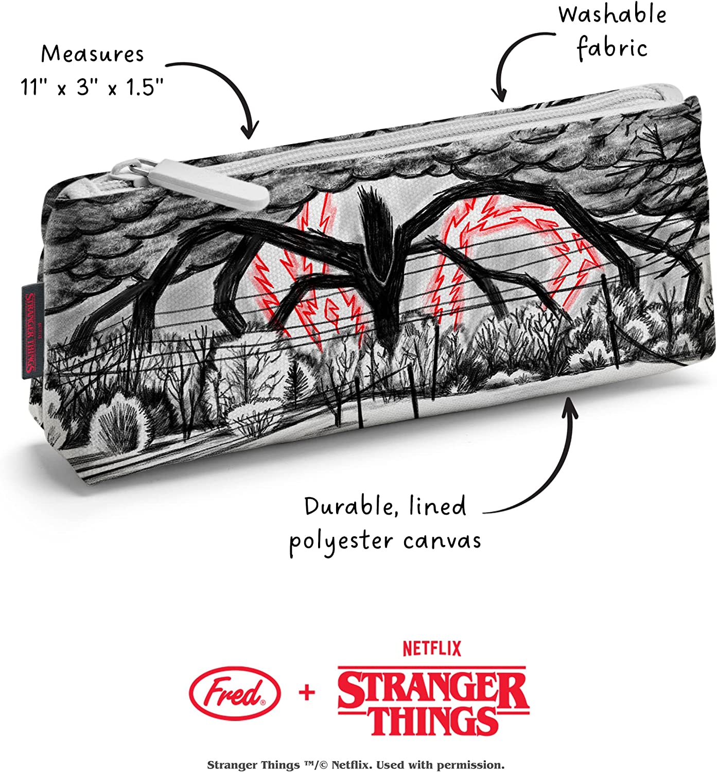 STRANGER THINGS MINDFLAYER PENCIL POUCH