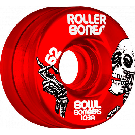 ROLLERBONES BOMBERS 62MM WHEELS RED (8-PACK)