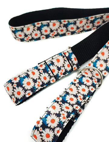 Daisies Floral Print Skate Leash with D Rings