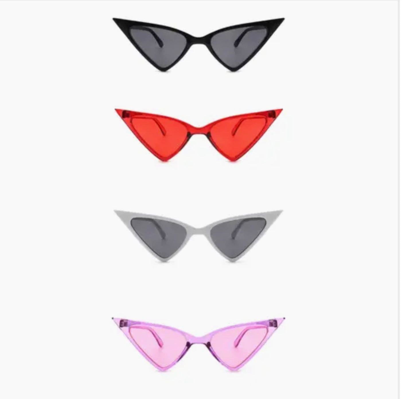 Vintage Triangle High Pointed Sunglasses