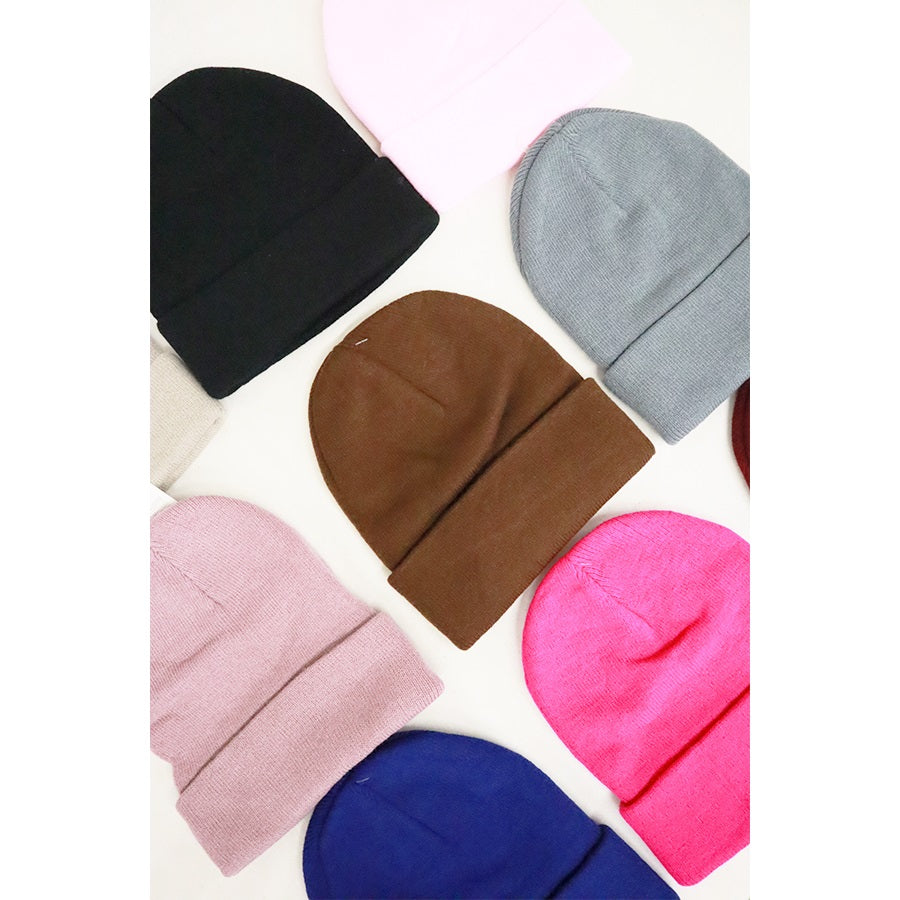 Solid Classic Winter Beanies