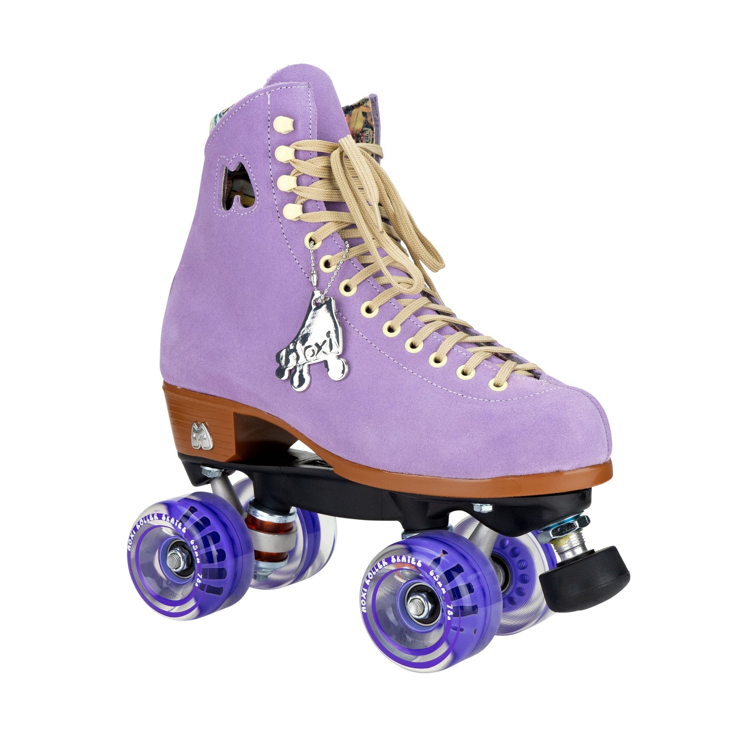 Come to Fresa's Roller Skate shop in Las Vegas and get your Moxi Lollys Skates.  These Lilac Moxi Lolly Roller Skates are ready to the outdoor. Cruise around Las Vegas Art District or come and skate in our indoor skate ramp.
