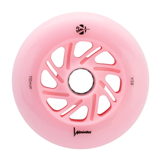 LUMINOUS INLINE LIGHT UP-PINK (110mm- 85A)(6-PACK)WHEELS