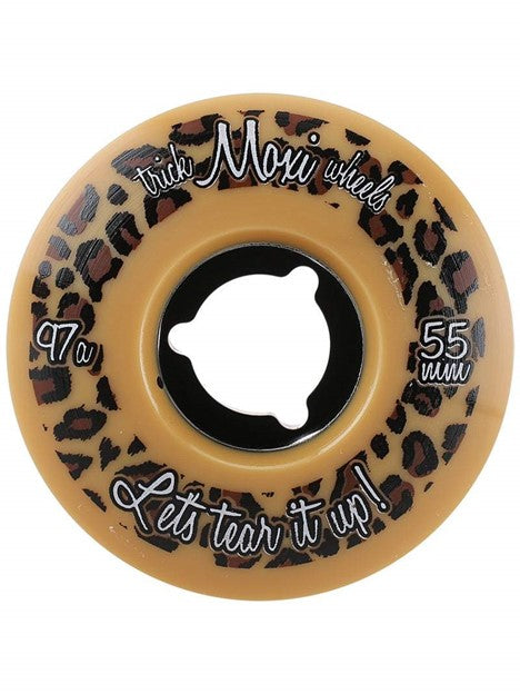 MOXI TRICK WHEELS LEOPARD-TAN (8-PACK)