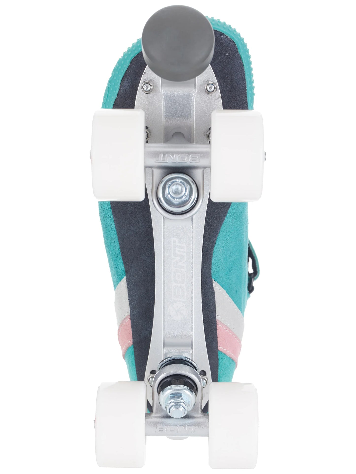 Bont parkstar roller skates are in Las Vegas. Stop by Fresas Skate Shop and try these skates on. You will fall in love with this Teal with a hint of Pink color skates. Let's Roll around Downtown Las Vegas.