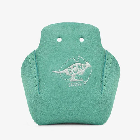 BONT STITCHED SUEDE TOE GUARD- TEAL (PAIR)