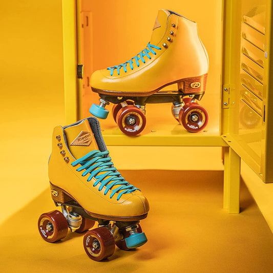 RIEDELL CREW ROLLER SKATE-TURMERIC